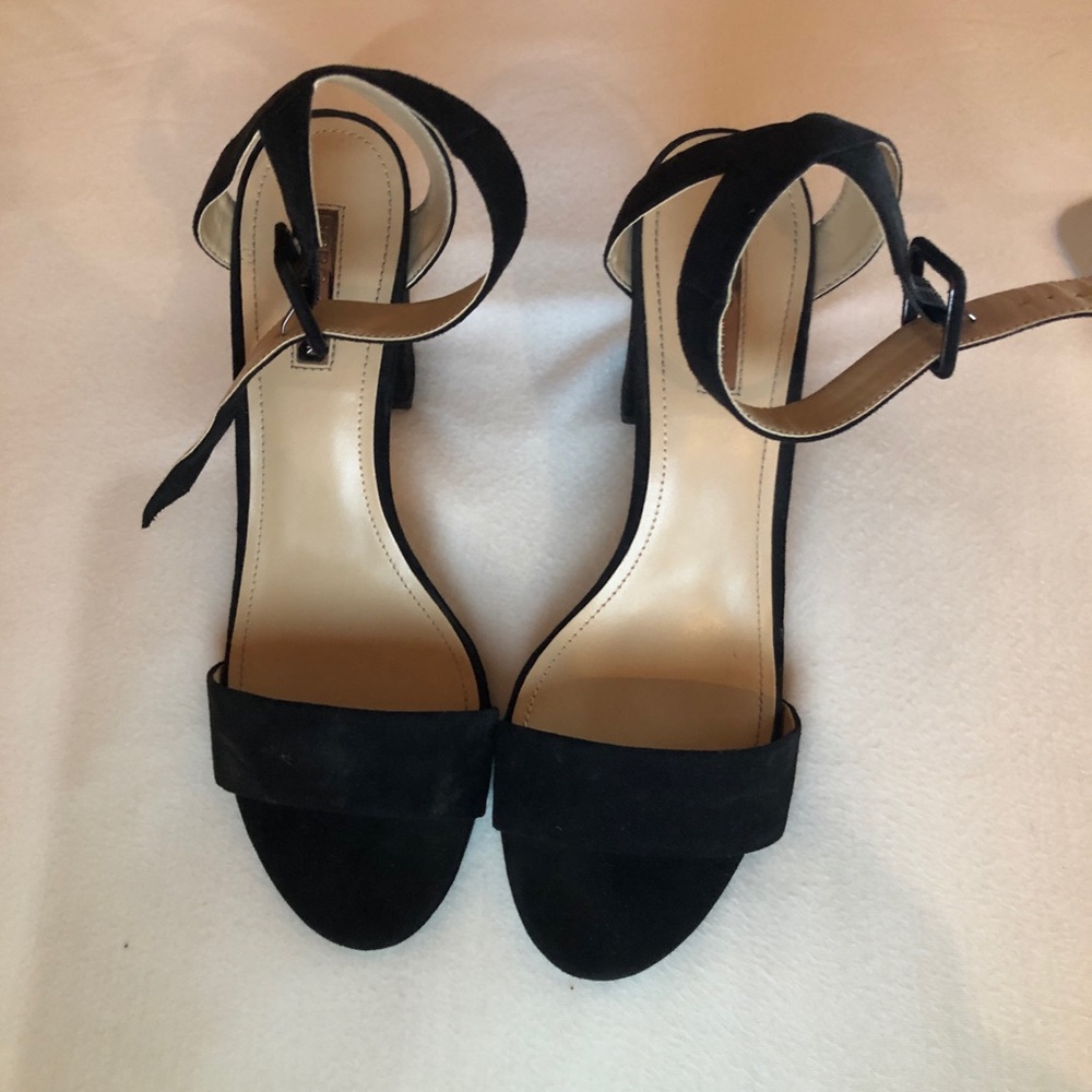 BCBGeneration Black Suede Heels - Picture 2 of 4